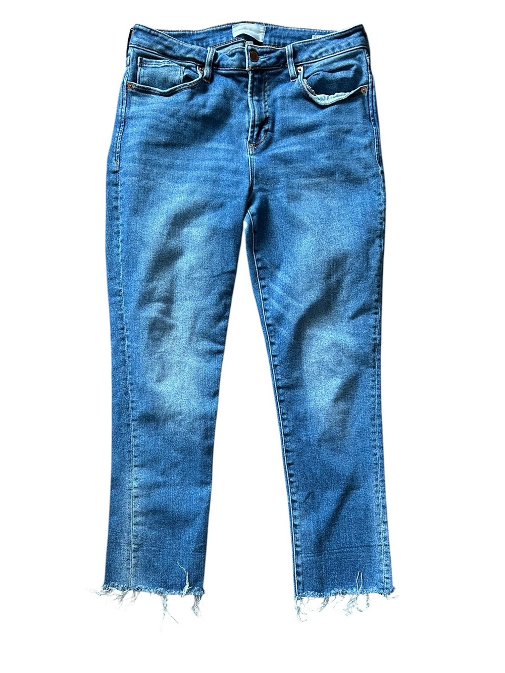 Dear John Blaire Womens 31 straight leg jeans SZ 31 Raw Hem